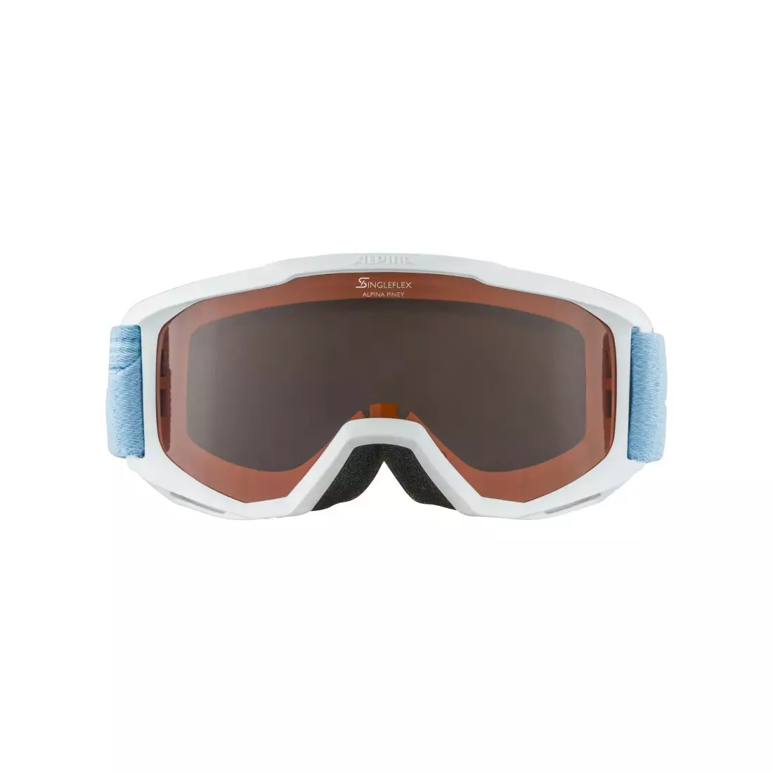 ALPINA Ski - Snowboardbrille JUNIOR PINEY SH white-skyblue A7268412