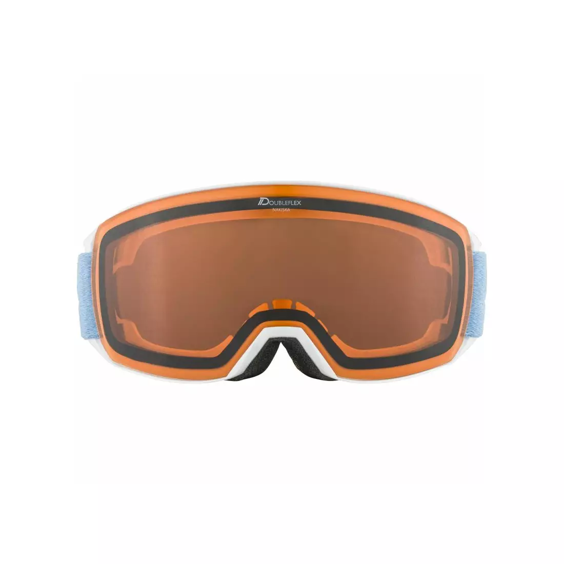 ALPINA Ski - Snowboardbrille M40 NAKISKA DH white-skyblue A7281112