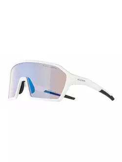 ALPINA Sportbrille RAM HVLM+ BLUE MIRROR S1-3 white matt A8672011