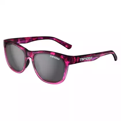 Okulary TIFOSI SWANK pink confetti (1 szkło Smoke 15,4% transmisja światła) (NEW)TFI-1500406770