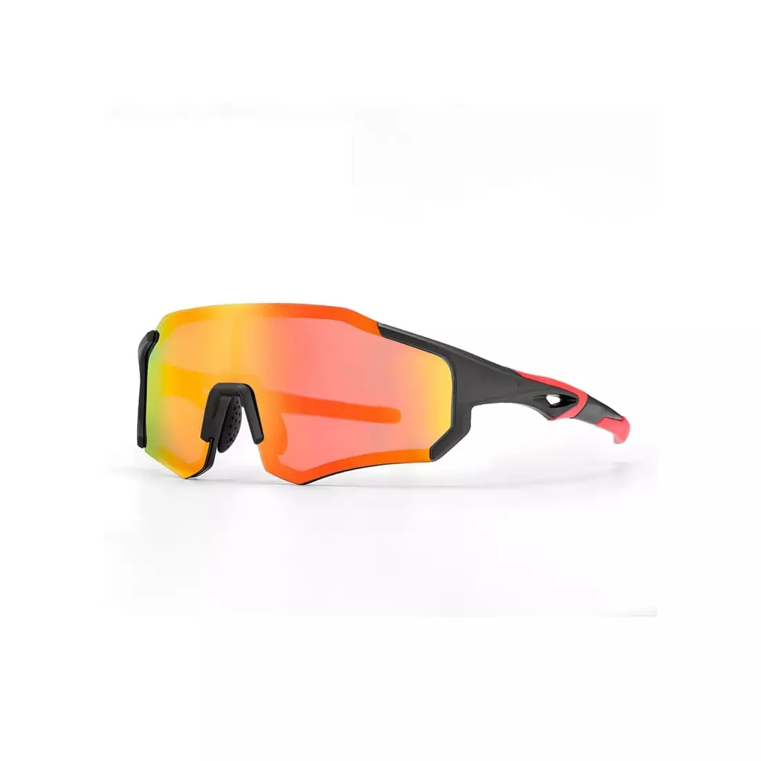 Rockbros 10182 Fahrrad Sportbrille mit polarisiertem schwarz-rot