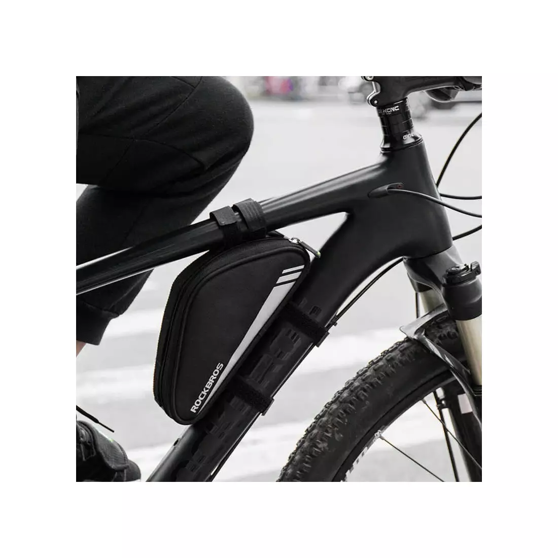 Rockbros Fahrradtasche / Packtasche unter Rahmen, schwarz B55-BK