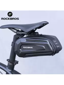 Rockbros Hard Shell Fahrrad-Sitztasche 1,5l schwarz B69