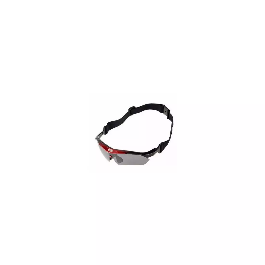 Rockbros Sportbrille mit Photochrom + Korrektureinsatz rot 10141