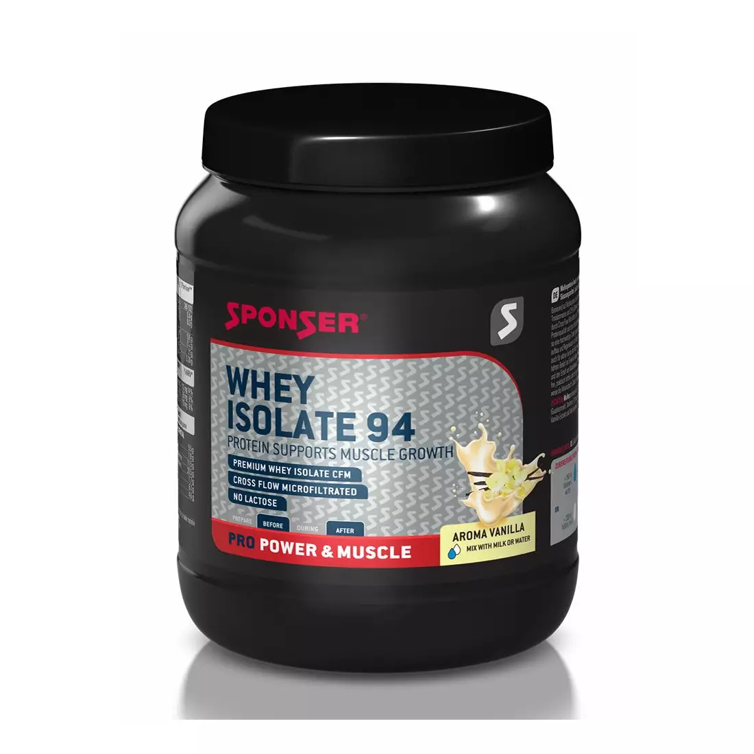 SPONSER WHEY ISOLATE 94 Vanille Conditioner 1500g Dose