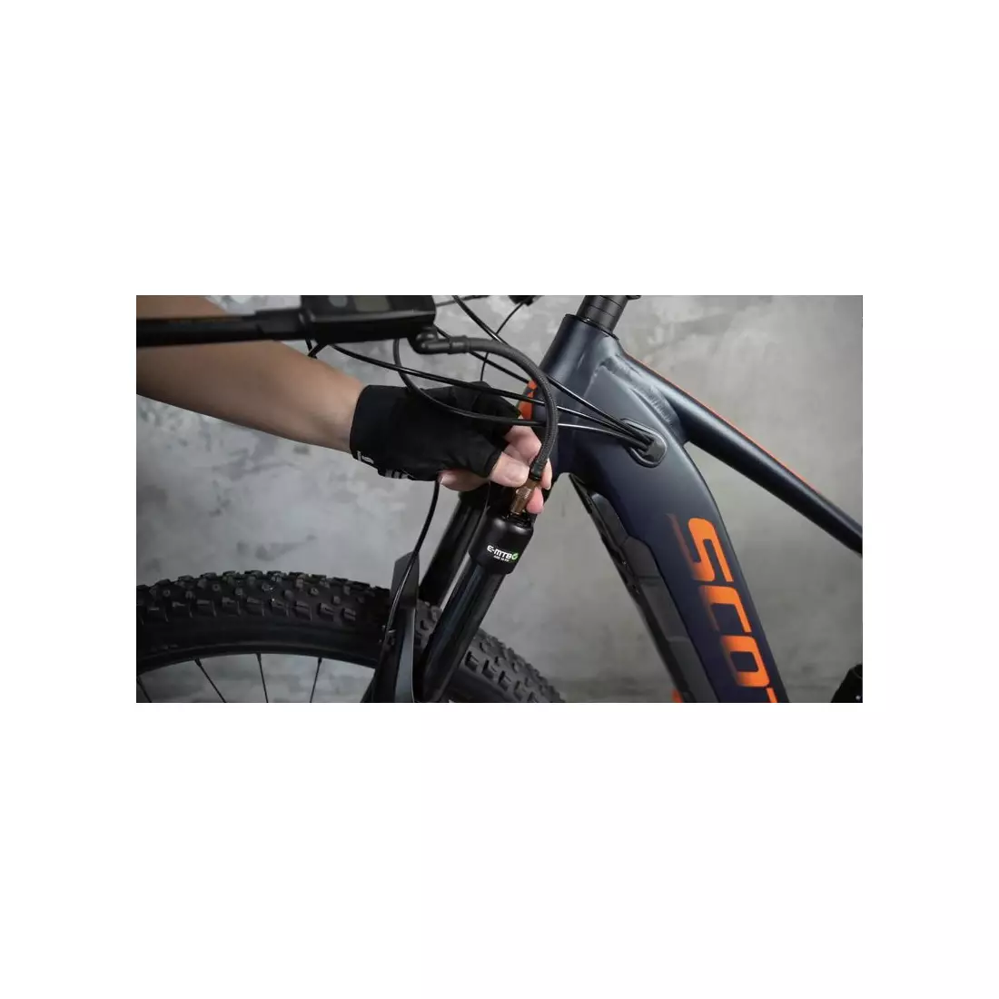 TOPEAK Fahrradluftpumpe mit Manometer POCKET SHOCK DIGITAL T-TPSDG-1
