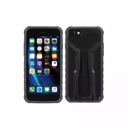 TOPEAK Smartphone-Hülle RIDECASE FOR iPHONE SE (2 GEN) i IPHONE 7/8 black/grey T-TT9866BG