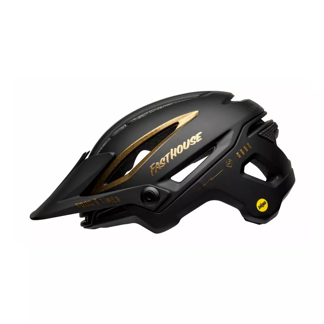BELL Fahrradhelm mtb SIXER INTEGRATED MIPS, fasthouse matte gloss black gold