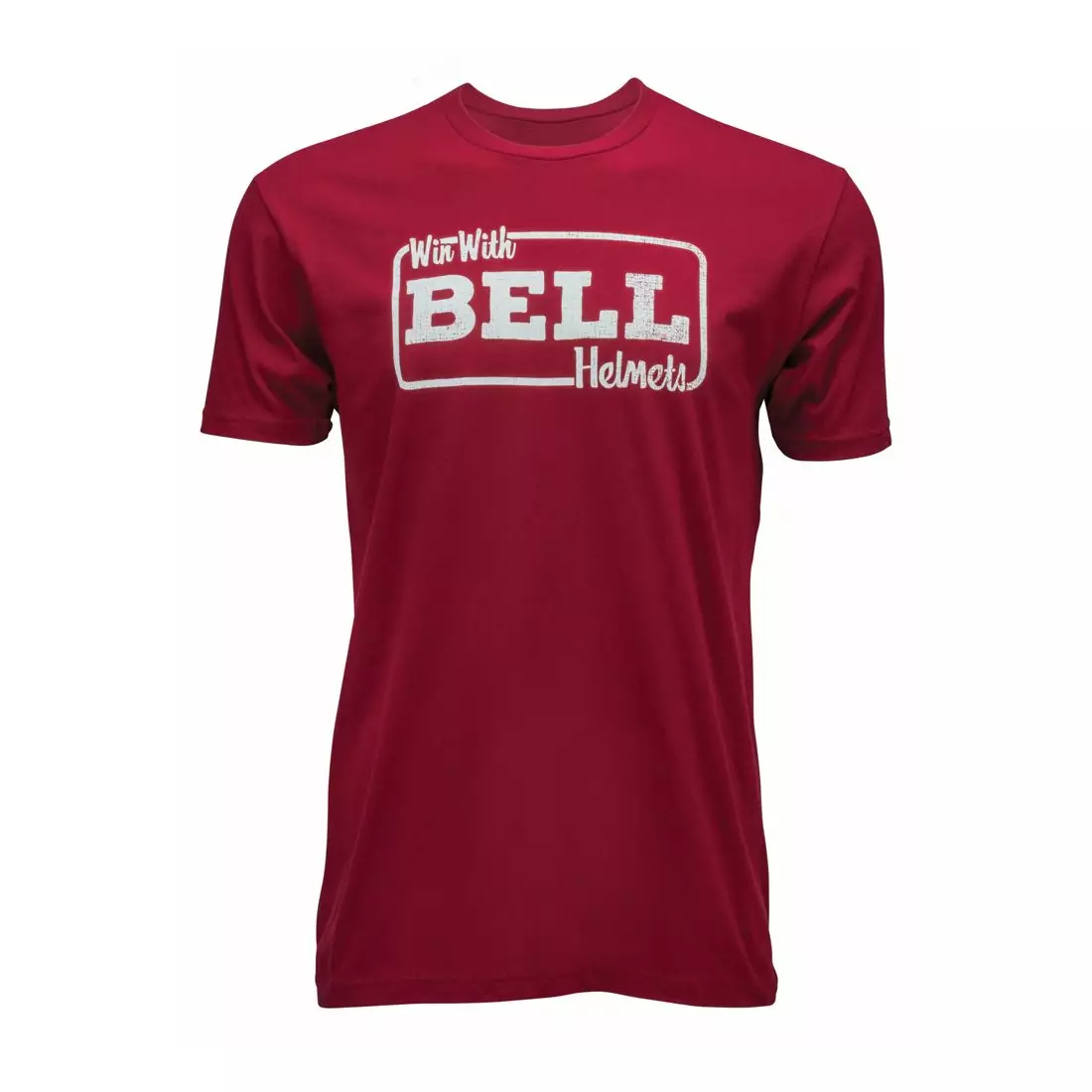 BELL Herren Kurzarm T-Shirt PREMIUM TEE WIN WITH THE BELL cardinal red BEL-7093676