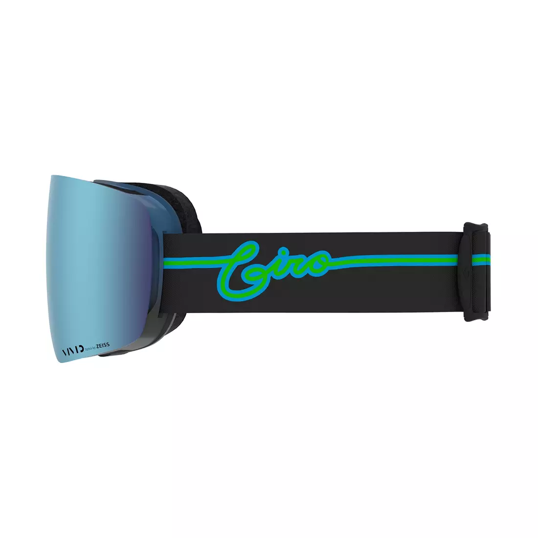GIRO Winter-Ski-/Snowboardbrille CONTOUR BLUE NEON LIGHTS (VIVID-Carl Zeiss ROYAL 16 % S3 + VIVID-Carl Zeiss INFRARED 62 % S1) GR-7119512