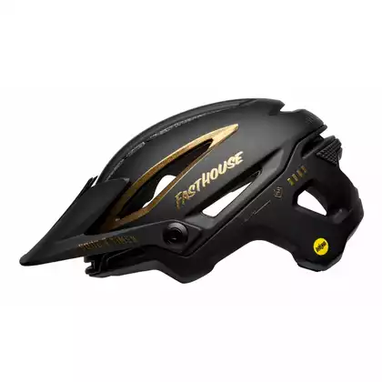 Kask mtb BELL SIXER INTEGRATED MIPS fasthouse matte gloss black gold roz. S (52-56 cm) (NEW)BEL-7127651