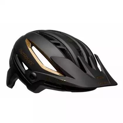BELL Fahrradhelm mtb SIXER INTEGRATED MIPS, fasthouse matte gloss black gold 