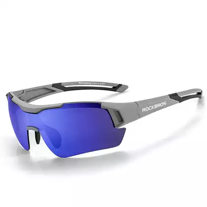 Rockbros 10117 Fahrrad Sportbrille mit polarisiertem black-grey 