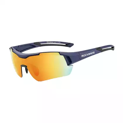 Rockbros 10118 Fahrrad Sportbrille mit polarisiertem black-blue 