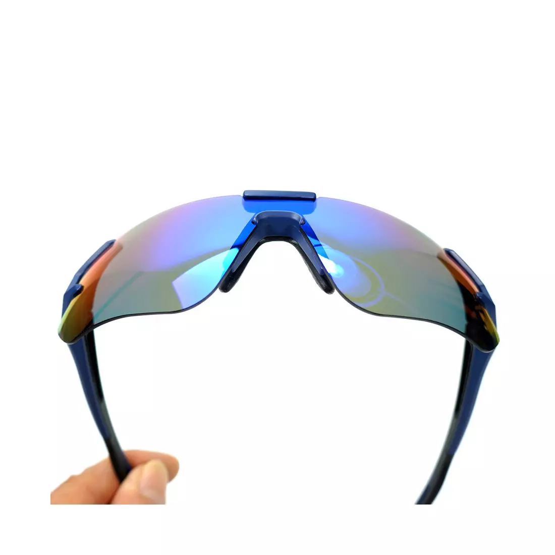Rockbros 10129 Fahrrad Sportbrille mit polarisiertem black-blue