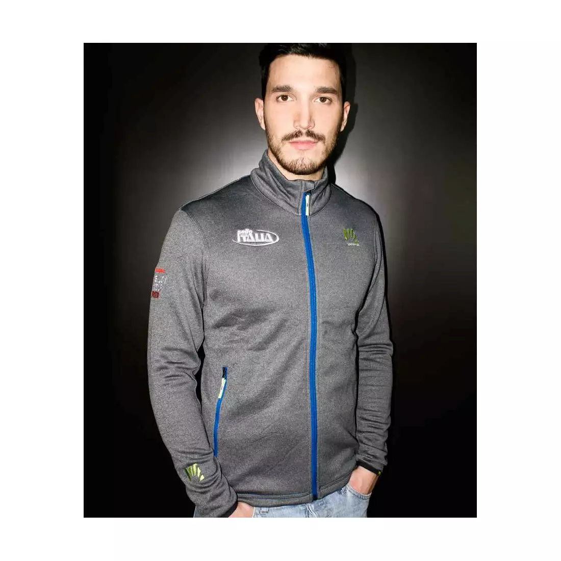 SELLE ITALIA Fleece-Sweatshirt KARPOS grey SIT-98541S0000013