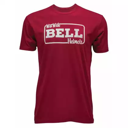 T-shirt męski BELL PREMIUM TEE WIN WITH THE BELL krótki rękaw cardinal red roz. M (NEW)BEL-7093676