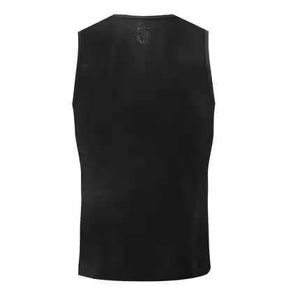 WOSAWE BL209 Herren-Sweatshirt ohne Ärmel, schwarz