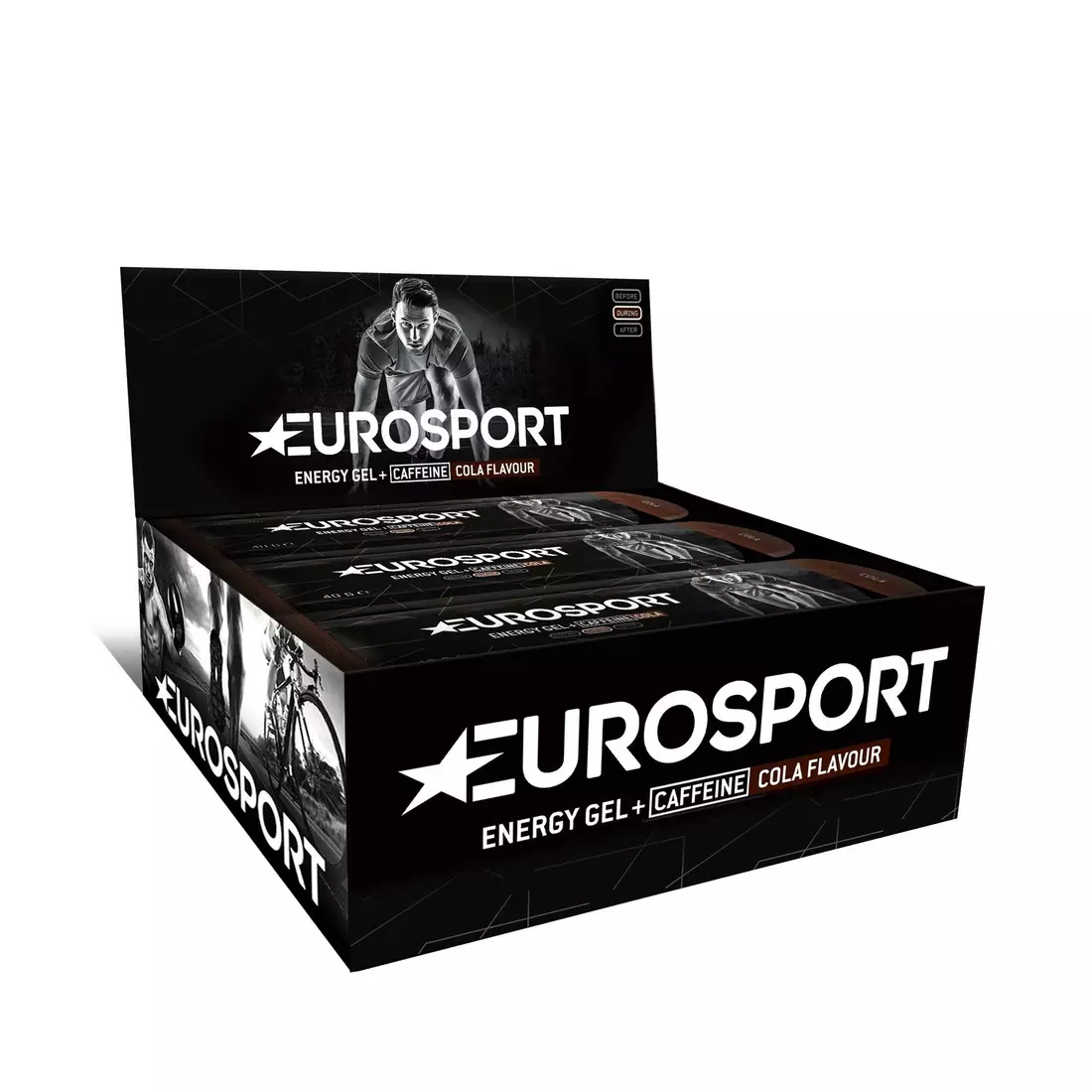 EUROSPORT Energie-Gel NUTRITION cola +Koffein 40g 20 Stück E0032