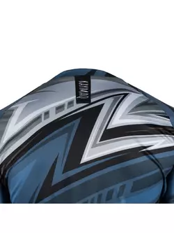 KAYMAQ DESIGN M50 Herren Lockeres MTB Fahrradshirt blau