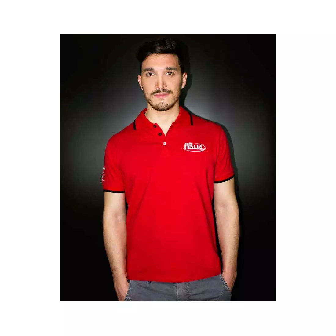 SELLE ITALIA Herren Poloshirt red SIT-98541S0000001