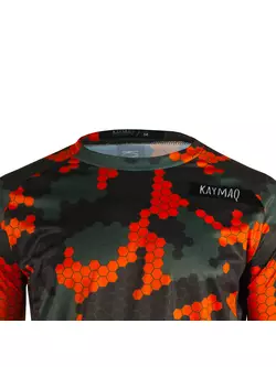 KAYMAQ DESIGN M62 lockeres Fahrradhemd MTB, orange