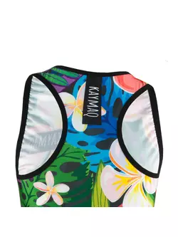 KAYMAQ DESIGN W15 ärmelloses Fahrrad-T-Shirt für Frauen