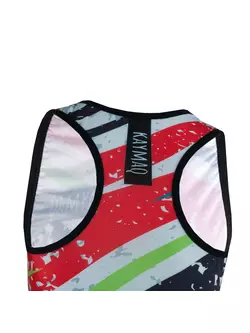 KAYMAQ DESIGN W25 ärmelloses Fahrrad-T-Shirt für Frauen