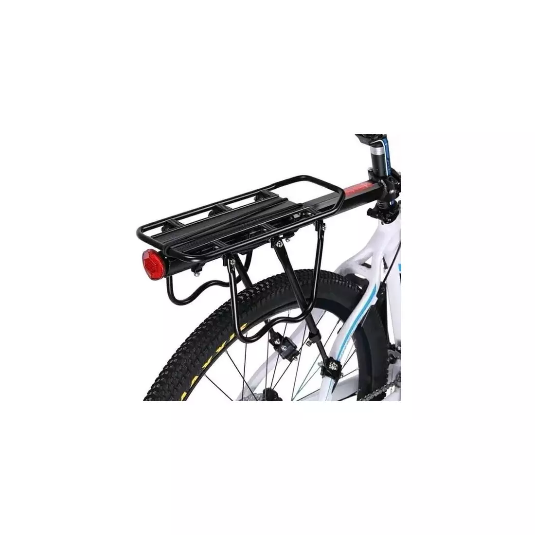 Rockbros Fahrradträger mit Reflektor, schwarz HJ1007