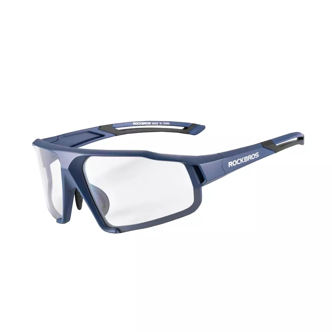 Rockbros SP216BL Fahrrad- / Sportbrille mit Photochrom  Marineblau
