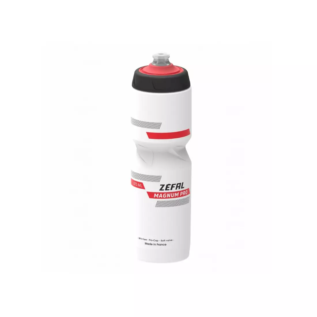 ZEFAL Fahrrad Wasserflasche MAGNUM PRO-WHITE 1L red/black