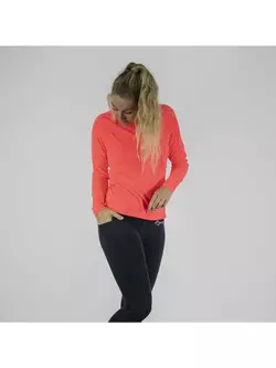 ROGELLI Damen Sport T-Shirt mit langen Ärmeln BASIC - Rosa