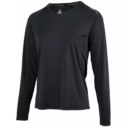 ROGELLI Damen Sport T-Shirt mit langen Ärmeln BASIC - Schwarz