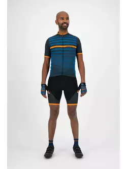 ROGELLI Herren Fahrrad T-Shirt STRIPE blue/orange 001.102