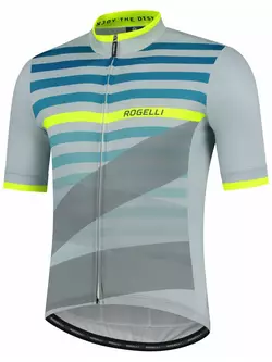 ROGELLI Herren Fahrrad T-Shirt STRIPE grey/green 001.101