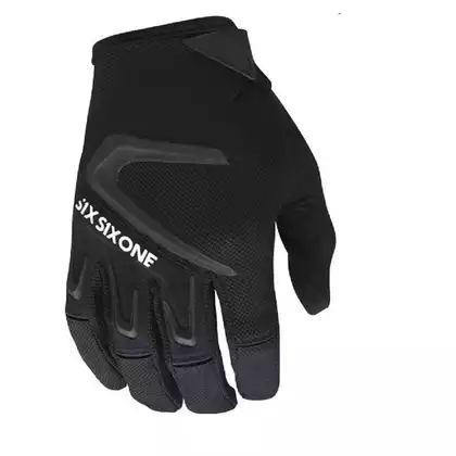 SixSixOne Raji Handschuhe Herren black/white 2019 Fahrradhandschuhe schwarz weiß 
