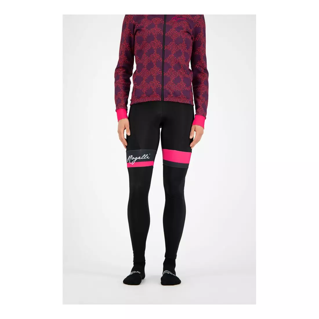ROGELLI Damen Winter Radhose SELECT black/pink