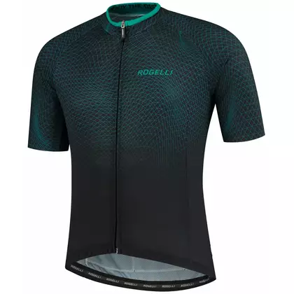 ROGELLI Herren Fahrrad T-Shirt WEAVE black/green 001.331