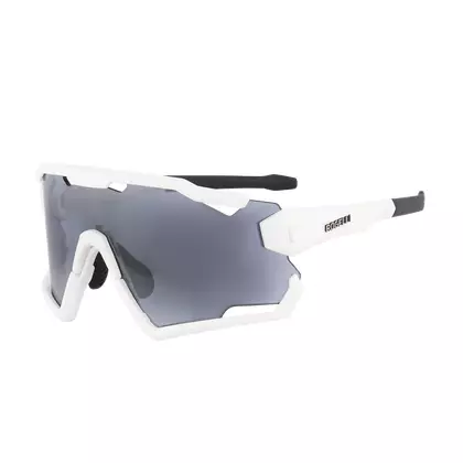 ROGELLI Sportbrille mit austauschbaren Gläsern SWITCH Weiß