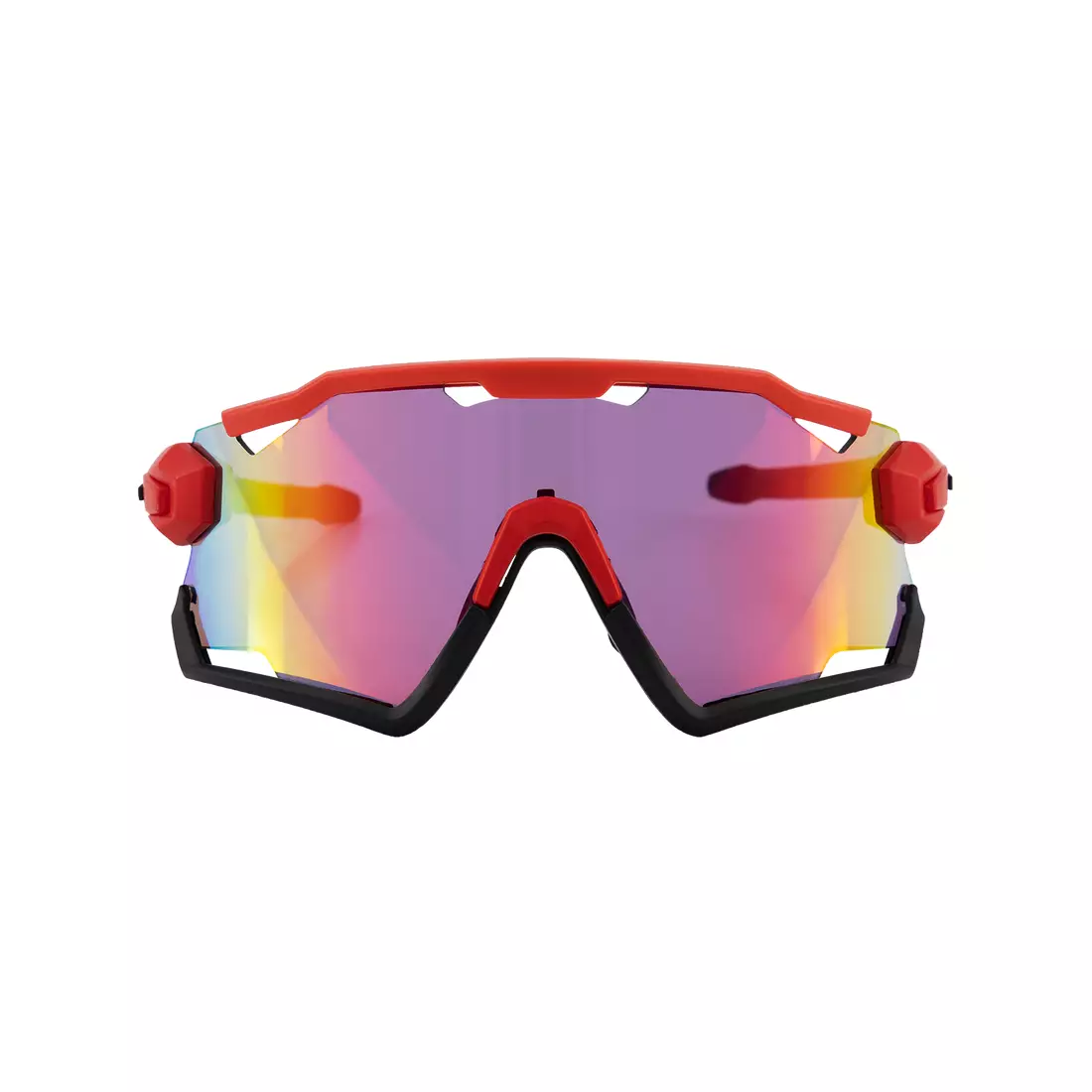 ROGELLI Sportbrille mit austauschbaren Gläsern SWITCH rot