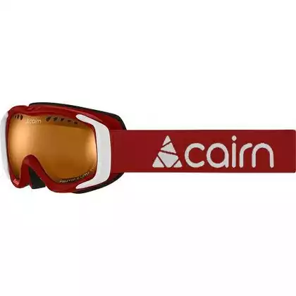 CAIRN Kinder Ski-/Snowboardbrille BOOSTER PHOTOCHROMIC kastanienbraun und weiß