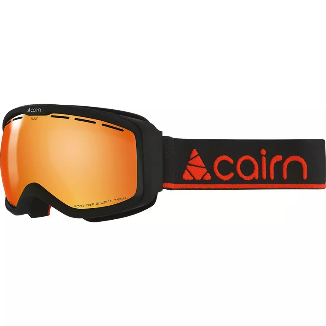CAIRN Junior Ski-/Snowboardbrille FUNK OTG SPX3000 IUM Mat Black Orange
