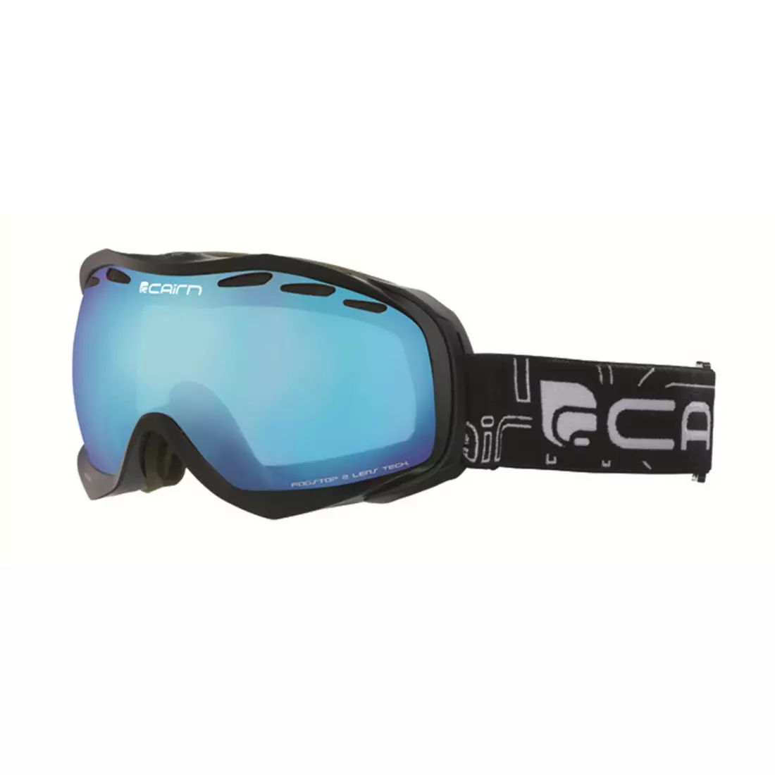 CAIRN Ski-/Snowboardbrille ALPHA SPX3000 8202, black/blue 5808518202