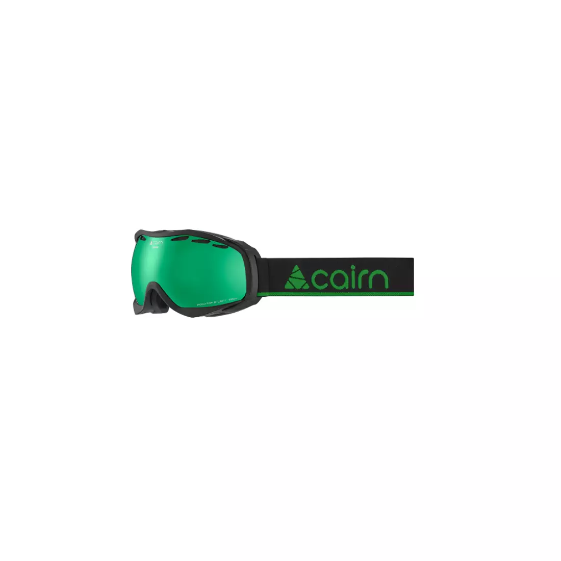 CAIRN Ski-/Snowboardbrille ALPHA SPX3000 IUM Mat Black Green Mirror