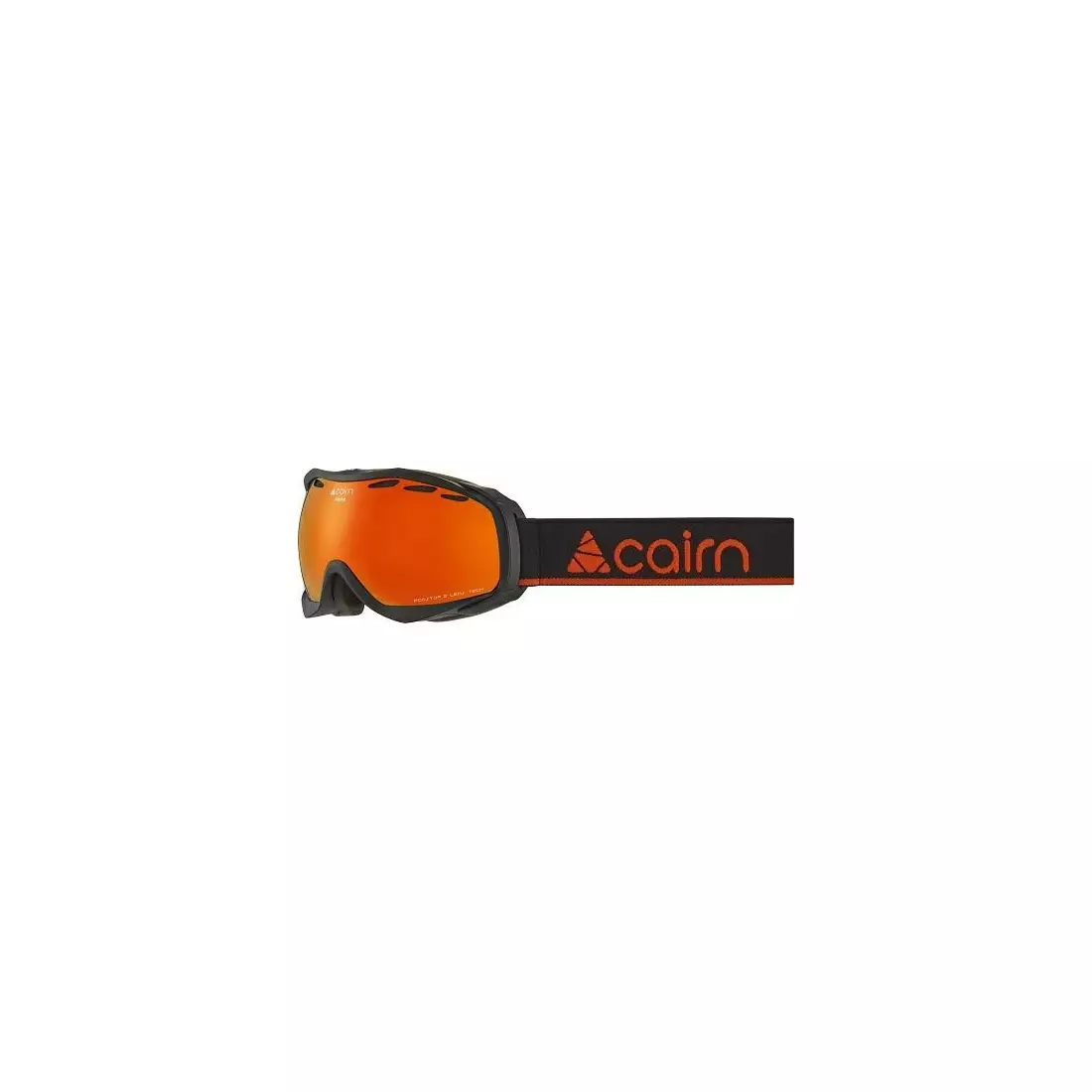 CAIRN Ski-/Snowboardbrille ALPHA SPX3000 IUM Mat Black Orange Mirror