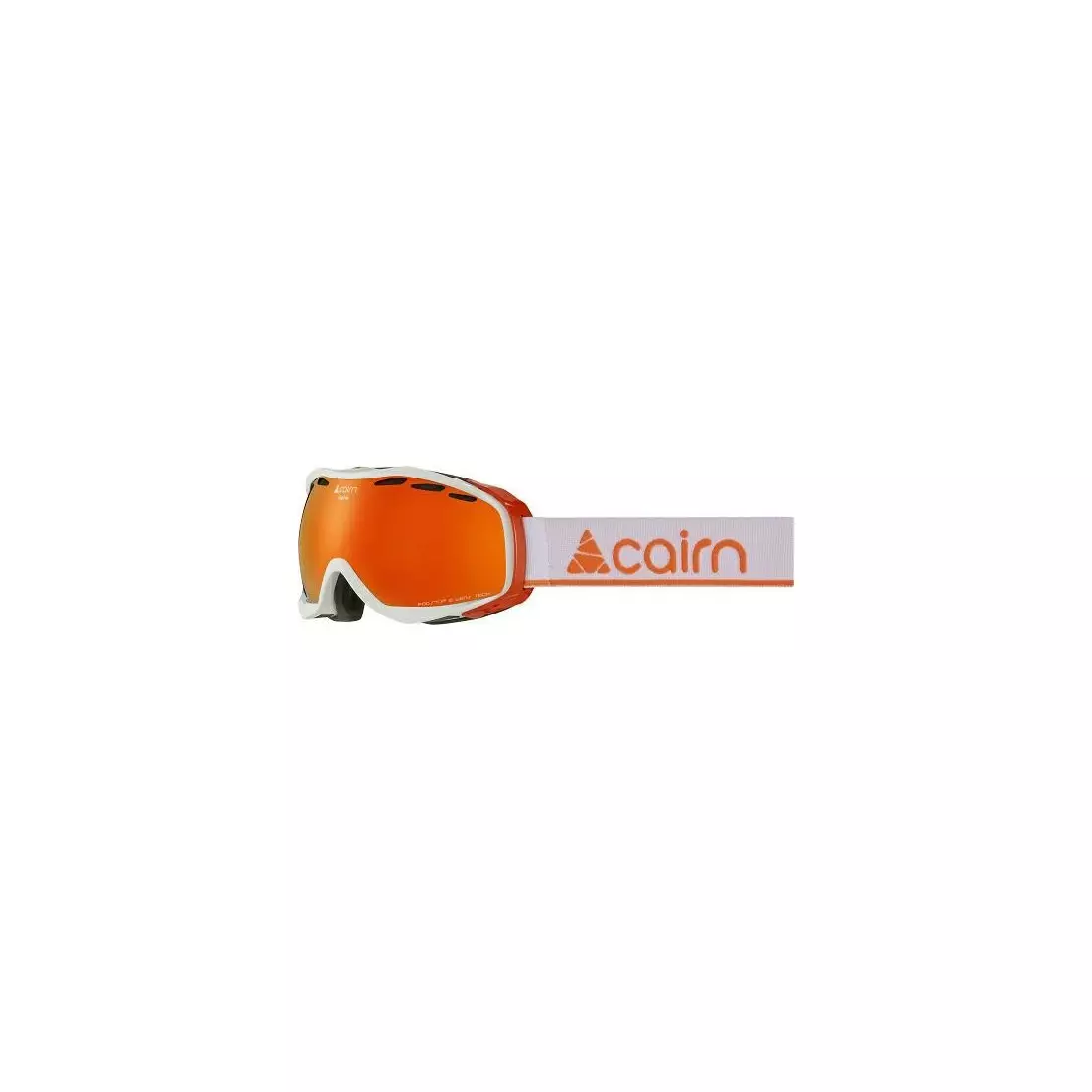 CAIRN Ski-/Snowboardbrille ALPHA SPX3000 IUM Shiny White Orange