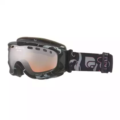 CAIRN Ski-/Snowboardbrille VISOR OTG 8903, black-rose 5802818903
