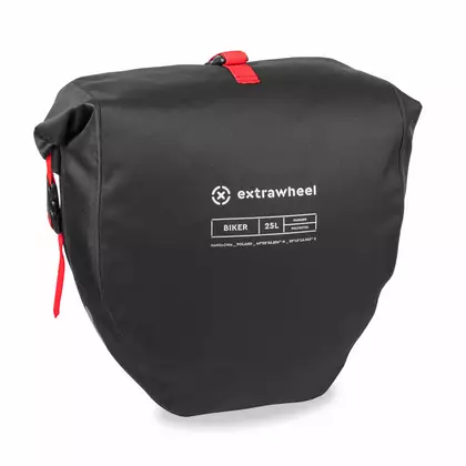 EXTRAWHEEL Fahrradtaschen hinten BIKER polyester 50L black