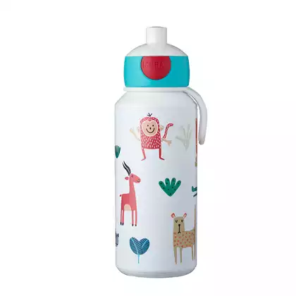 MEPAL POP-UP CAMPUS wasserflasche für kinder 400 ml Animal Friends