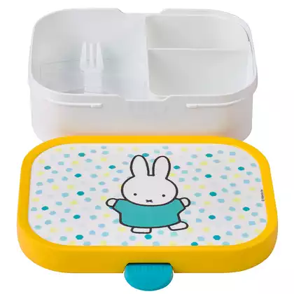 Mepal Campus Miffy Confetti Kinder-lunchbox, weiß und gelb